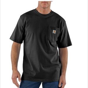 Carhartt Loose Fit Heavyweight Pocket T -Black Large